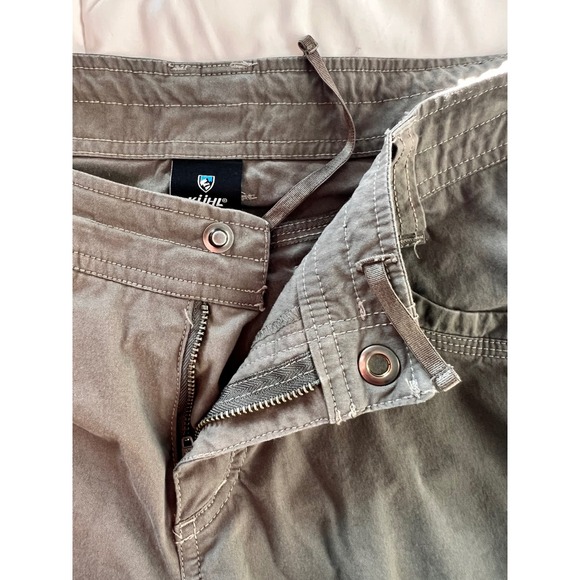 Kuhl Women's Splash Roll Up Hiking Convertible Cargo Pants/Capris‎ Green 6 Short - Picture 7 of 12
